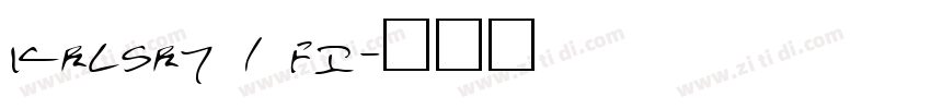 kelsey 1 fi字体转换